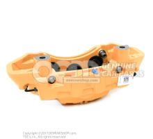 4J3615123C Audi e-tron GT yellow Caliper without brake pads, size 410x38mm, front left
