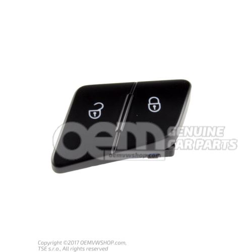 Safety switch for central locking system black/white 3C0962125B REH