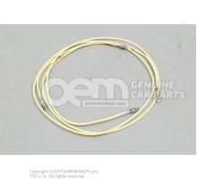 1 set single wires each with 2 gold-plated contacts, in bag of 5 &#39;order qty. 5&#39; flat contact 000979133EA