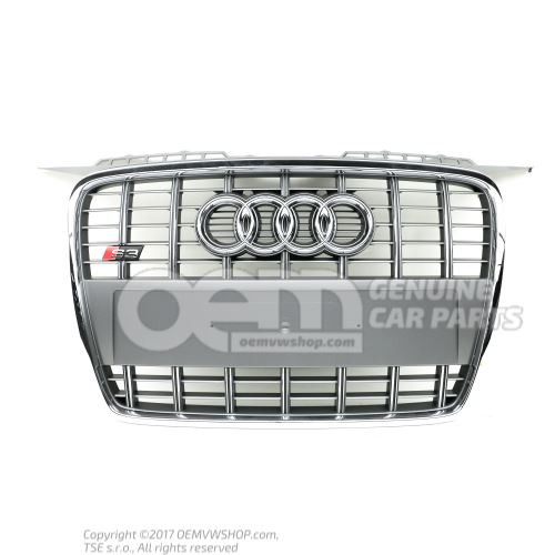 Radiator grille platinum grey 8P0853651A 1RR