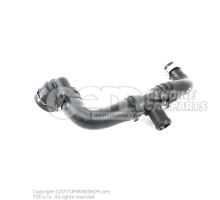 Coolant hose with quick release coupling 8K0121086AB