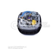 Airbag unit for steering wheel black/bright chrome 1Z0880201ASTDZ
