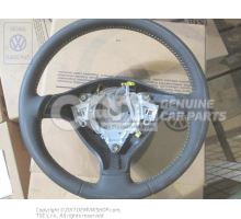 Sports steering wheel(leather) black/yellow 1J0419091AEHUW