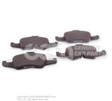 1 set of brake pads for disk brake 8S0698151B