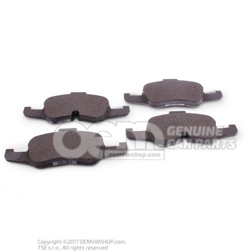 1 set of brake pads for disk brake 8S0698151B