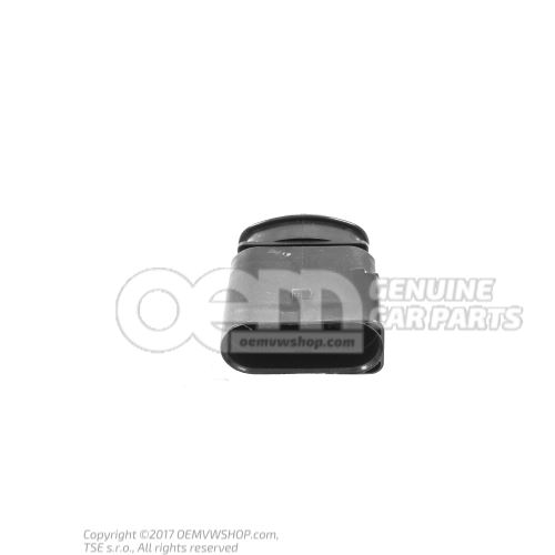 Flachkontaktgehäuse mit Kontaktverriegelung, Koppelelement-Verkabelungssatz für Motor 6X0973817