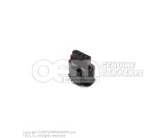 Flat contact housing with contact locking mechanism connection piece pressure sender intake manifold 4H0973704