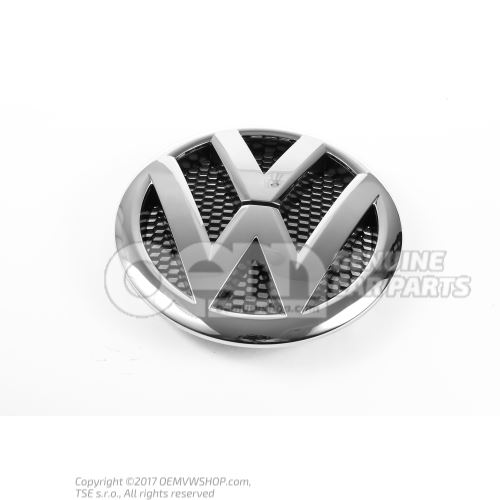 VW emblem chrome 7E0853601C 739
