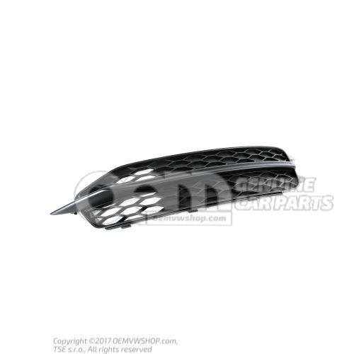 Grille noir satine Audi A6/S6/Avant/Quattro 4G 4G0807682D 9B9