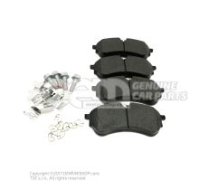 1 set of brake pads for disk brake 2N0698151