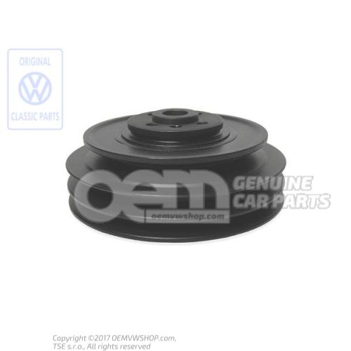 V-belt pulley with vibration damper 034105251A
