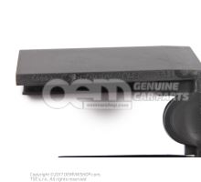 Cover for guide rail satin black 8V0881348B 01C