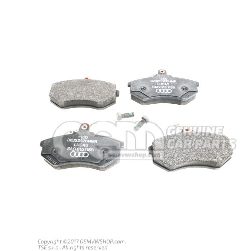 1 set of brake pads for disk brake 8A0698151B