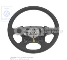 Steering wheel (leather) sports steering wheel steering wheel black/tropical orange 1H0419091ADGZS