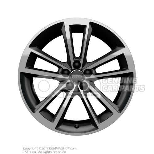 Aluminium rim anthracite