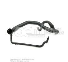 Coolant hose with quick release coupling 5Q0122101EA
