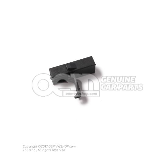 Flat contact housing with contact locking mechanism 1J0973119
