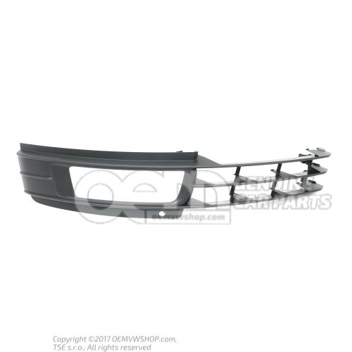 Air guide grille satin black 4F0807681N 01C