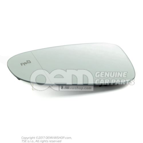 Mirror glass (aspherical- Volkswagen Golf Cabriolet 5K 5K7857521D