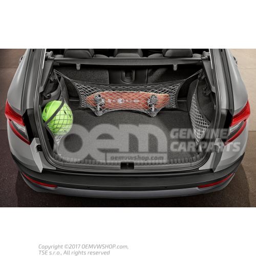 1 set storage nets for luggage compartment 57A065110C