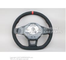 Volante multifuncion (cuero) volante direccion negro/rojo flash Volkswagen Golf 5G 5G0419091GTNNM