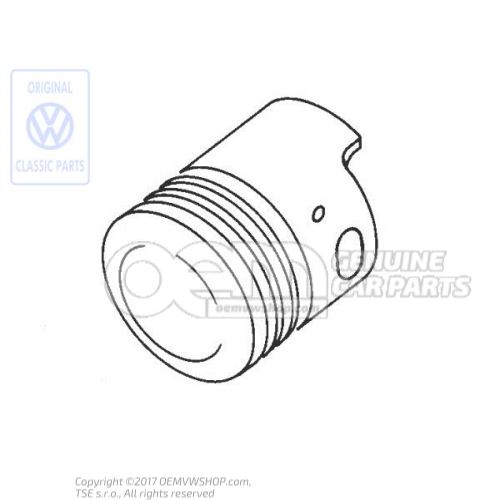 Piston (sobremedida) azul 113107119P 001