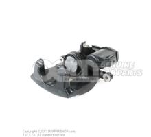4M0615404F QB7 Audi e-tron/Q7/Q8/Q8 e-tron black Brake calliper housing with servomotor, filled and purged without brake pads  size 350x28mm rear right