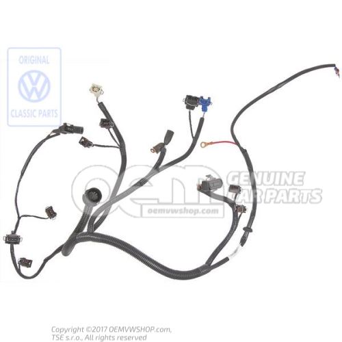 Faisceau de cables commutateur feux de position et croisement Volkswagen Corrado 53 535971055