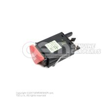 Hazard warning light switch relay turn signal/emerg.light satin black Audi A3 Saloon/Sportback 8L 8L0941509M 01C