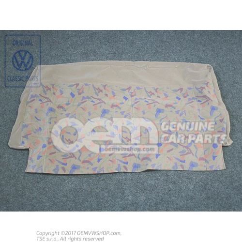 Backrest cover (fabric) Volkswagen Campmob. (Typ2/Trasnp./LT) 701070223F