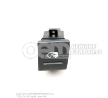 Pushbutton for electrical sliding door actuation black 7H5959856D 3X1