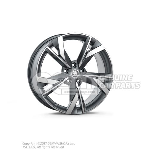 Aluminium rim Anthracite metallic (grey) 5E3071499D HA7