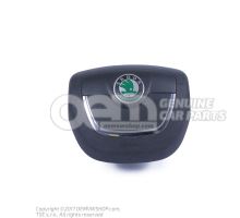 Jednotka airbagu pre volant čierna/chrómová lesklá 1Z0880201ASTDZ