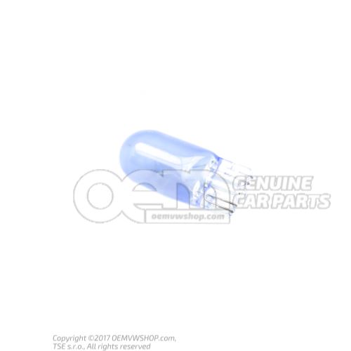 N  01775310 Bombilla, vidrio azul W5W/12V