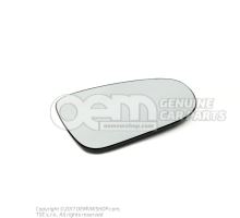 Mirror glass (convex) with carrier plate 7M0857522A