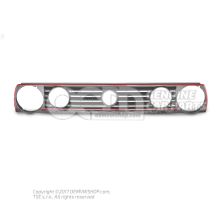 Grille de calandre noir satine/rouge tornade 191853653K QN5