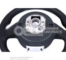 Genuine Lamborghini Gallardo Leather / ALU steering wheel BRAND NEW 400419091M