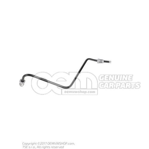 Brake pipe from brake hose to piston housing 7P6614161