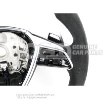 4K0419091T XXC Audi RS6, RS7 C8 Alcantara multifunction steering wheel with steel grey stitching