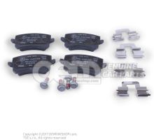 1 set of brake pads for disk brake     &#39;ECO&#39; JZW698451G