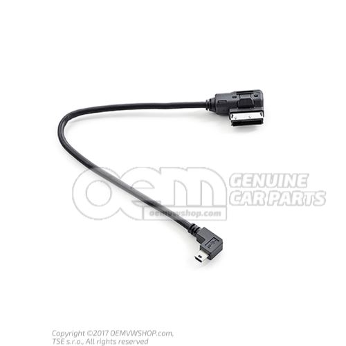 Cinch connection cable for vehicles with mdi interface 5E0051510B