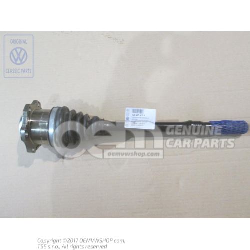 Drive shaft with constant velocity joint inner 1J0407417P