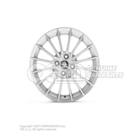 Aluminium rim diamond silver