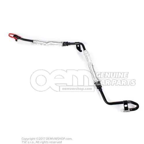 Expansion hose from vane pump to steering gear Audi Q7 4L 7L8422893AM