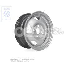 Llanta de acero colores cromo-metalizados Volkswagen Polo Hatchback 86C 867601025H 091
