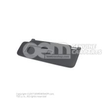 Sun visor with mirror and cover Black 5G0857551AJ3H8