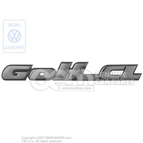 Emblem for the Golf Mk3 CL
