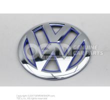 Simbolo VW brillo cromado/azul ultramar 5GE853600 AFL