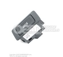 Push button for electric lid lock actuator soul (black) 4G0959831A 5PR