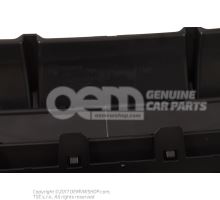 Golf 7.5 R genuine rear diffuser retrofitting kit with decorative honeycomb OEM02515010
